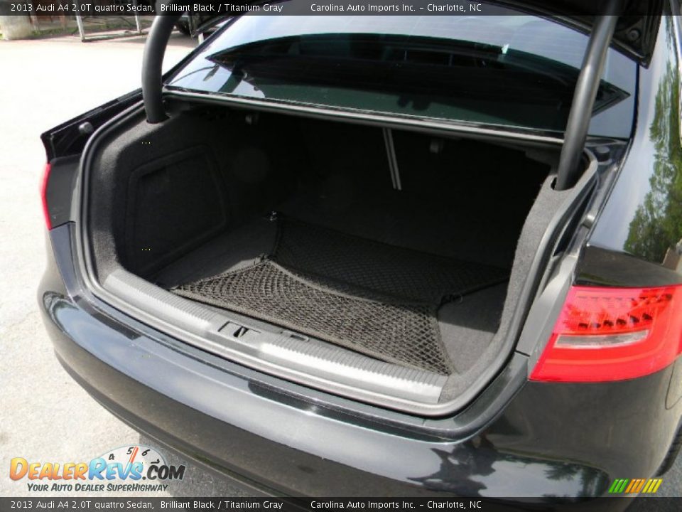 2013 Audi A4 2.0T quattro Sedan Brilliant Black / Titanium Gray Photo #21