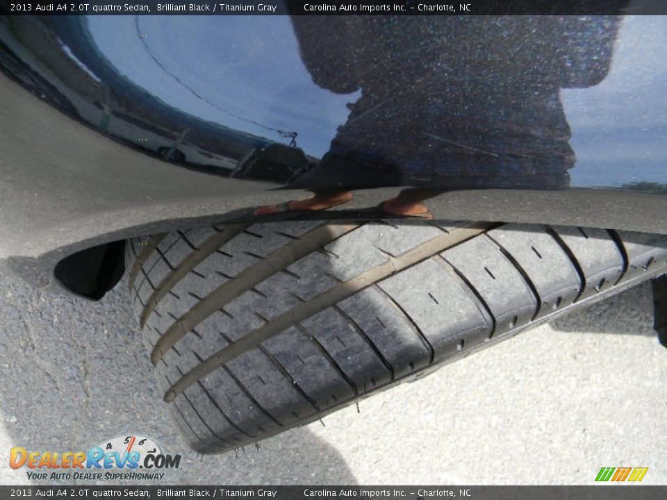 2013 Audi A4 2.0T quattro Sedan Brilliant Black / Titanium Gray Photo #27