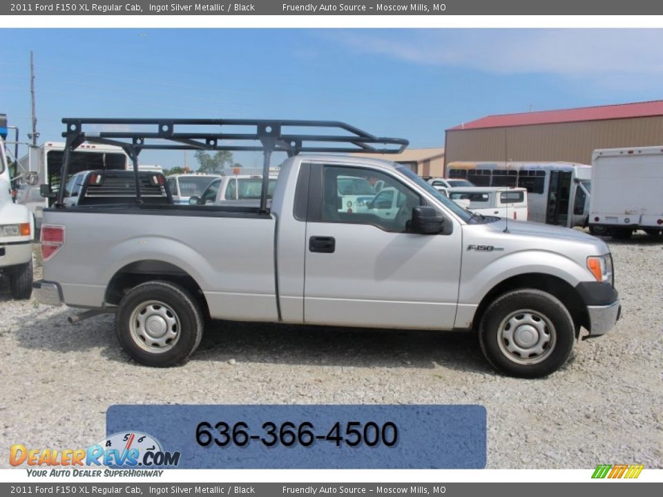 2011 Ford F150 XL Regular Cab Ingot Silver Metallic / Black Photo #1