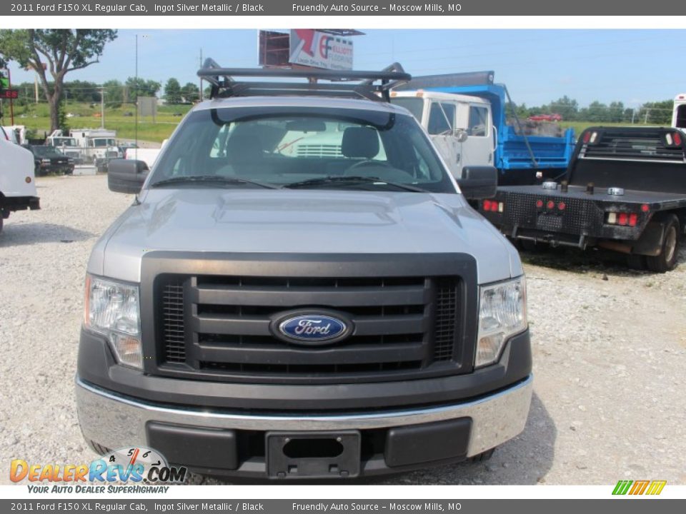 2011 Ford F150 XL Regular Cab Ingot Silver Metallic / Black Photo #4