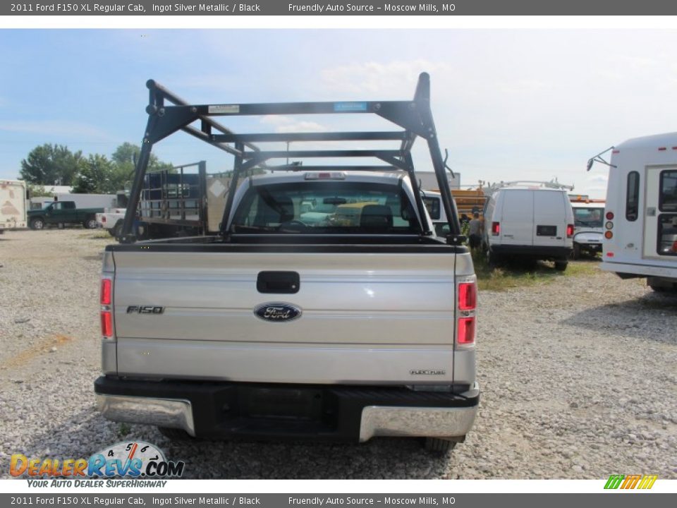 2011 Ford F150 XL Regular Cab Ingot Silver Metallic / Black Photo #8