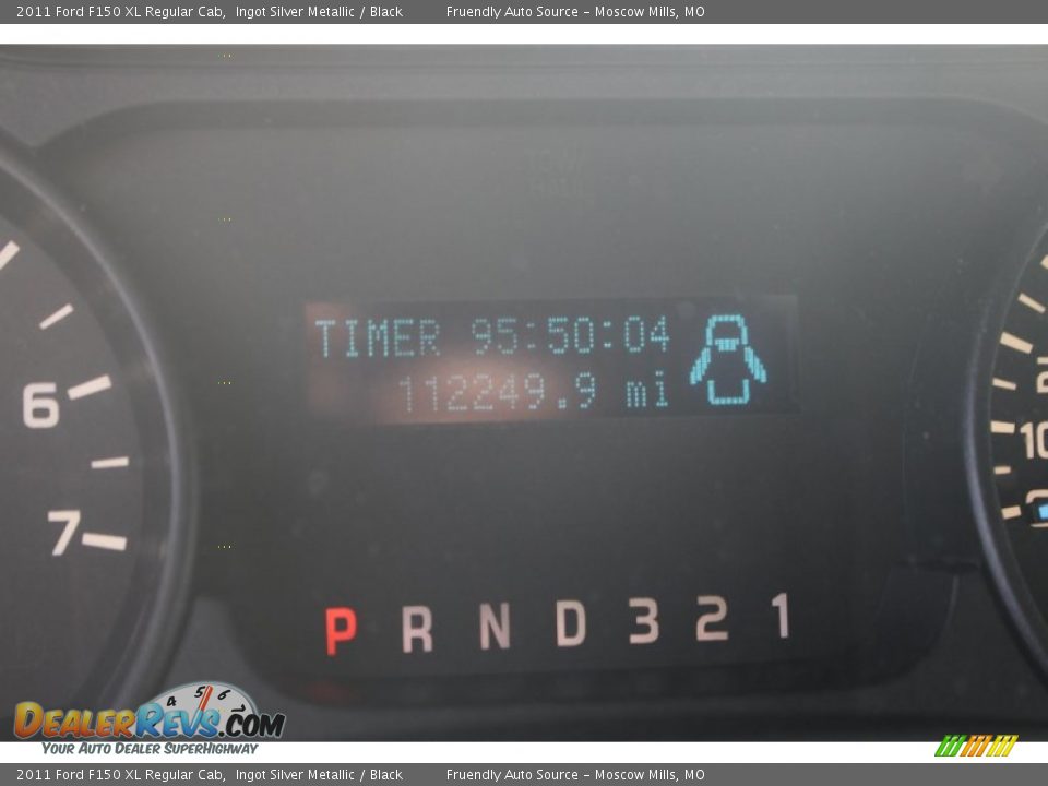 2011 Ford F150 XL Regular Cab Ingot Silver Metallic / Black Photo #18