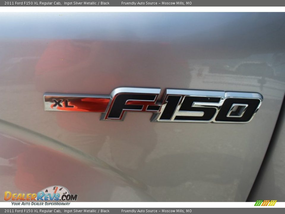 2011 Ford F150 XL Regular Cab Ingot Silver Metallic / Black Photo #27