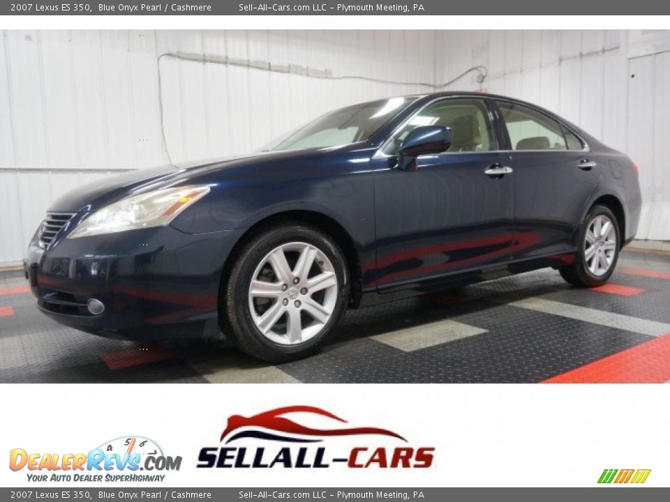 2007 Lexus ES 350 Blue Onyx Pearl / Cashmere Photo #1