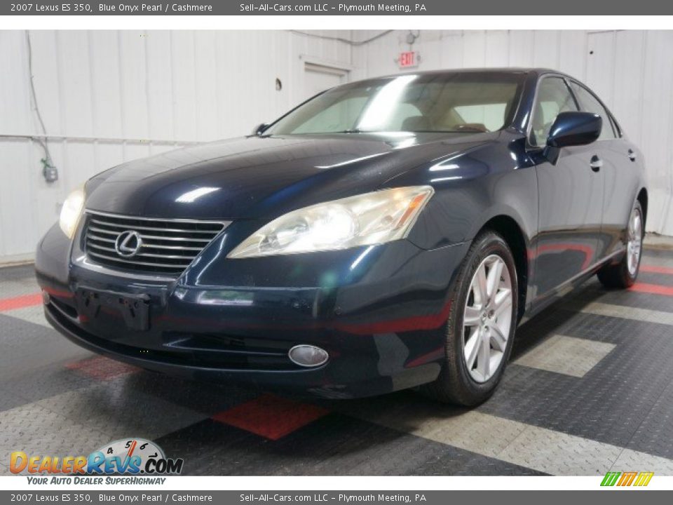 2007 Lexus ES 350 Blue Onyx Pearl / Cashmere Photo #3