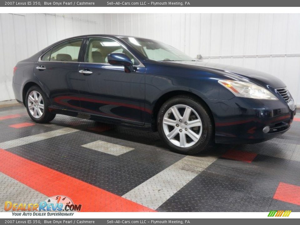 2007 Lexus ES 350 Blue Onyx Pearl / Cashmere Photo #6