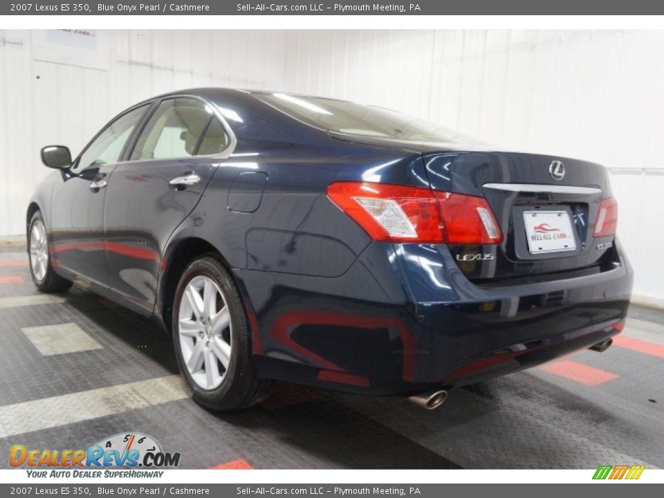 2007 Lexus ES 350 Blue Onyx Pearl / Cashmere Photo #10