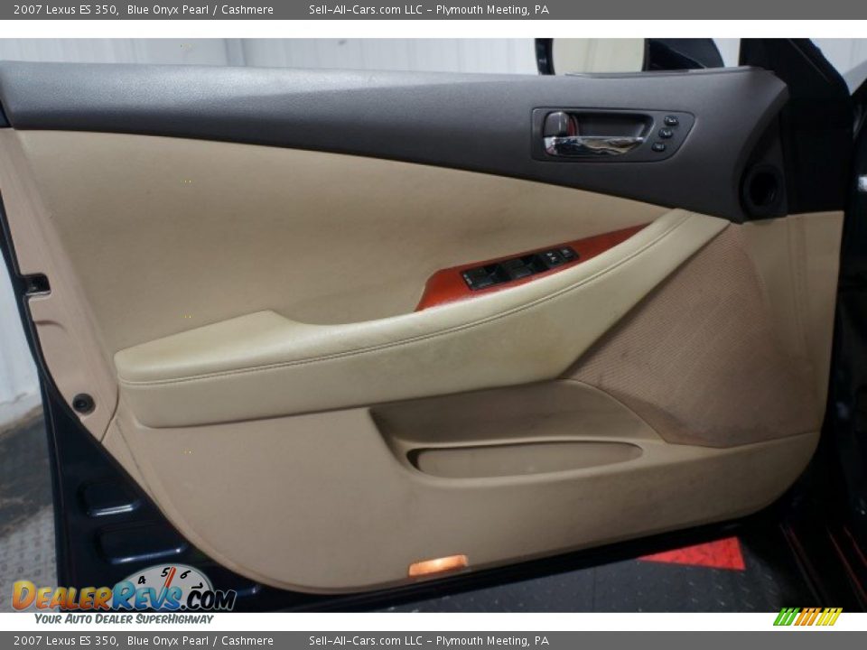 2007 Lexus ES 350 Blue Onyx Pearl / Cashmere Photo #12