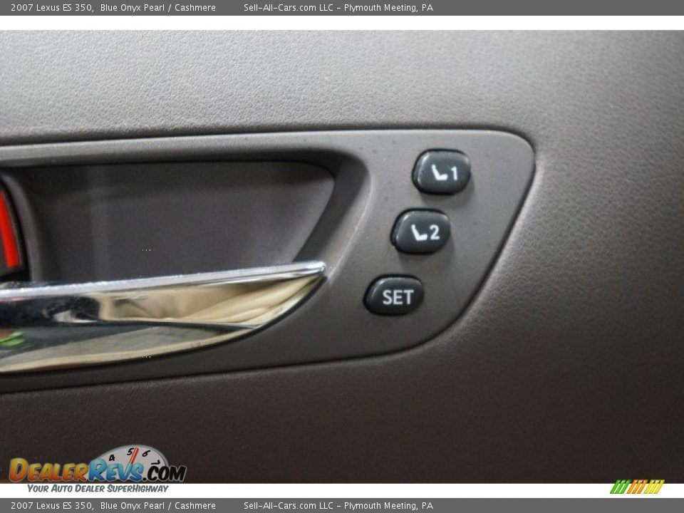 2007 Lexus ES 350 Blue Onyx Pearl / Cashmere Photo #13