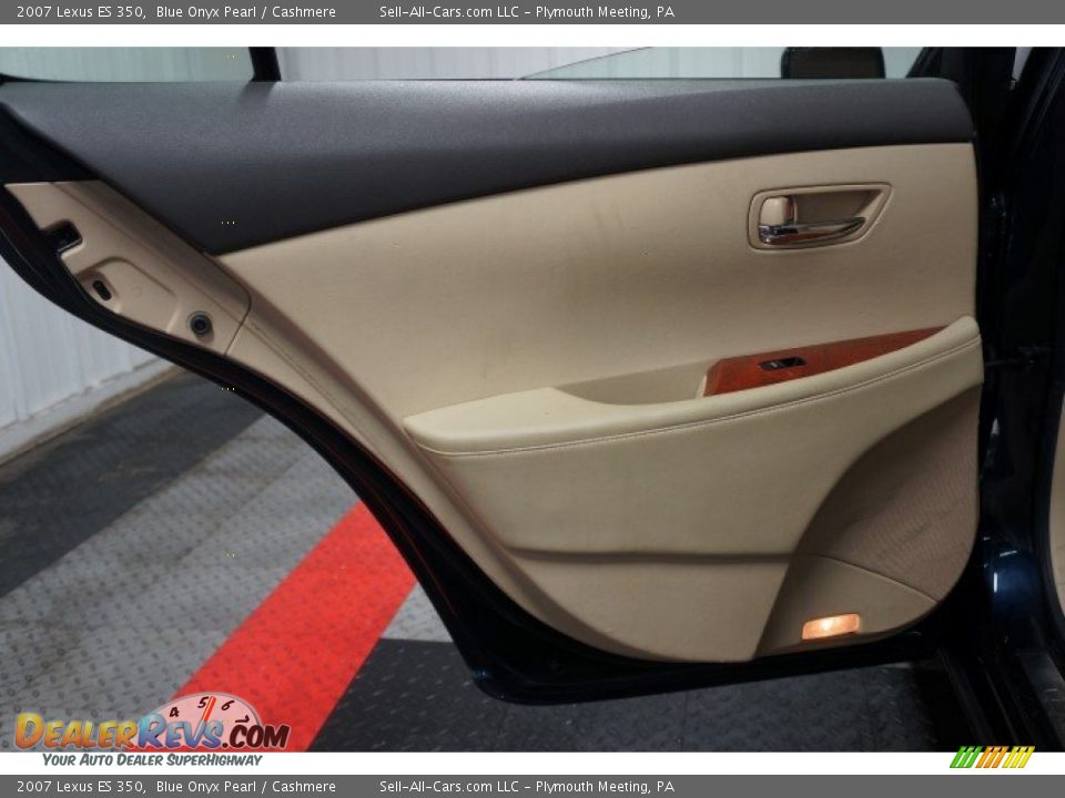 2007 Lexus ES 350 Blue Onyx Pearl / Cashmere Photo #16