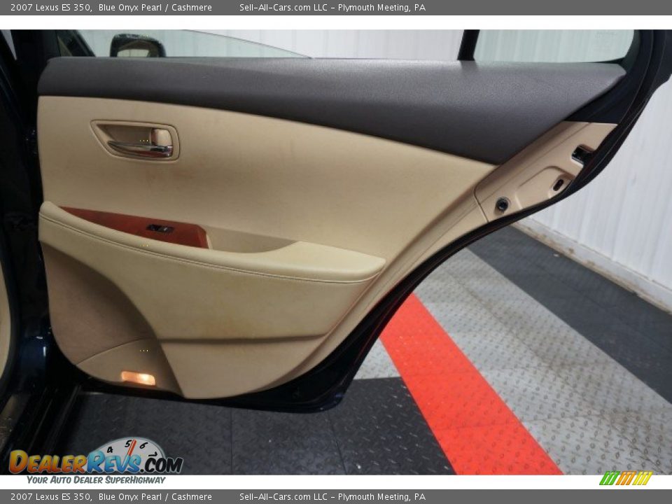 2007 Lexus ES 350 Blue Onyx Pearl / Cashmere Photo #17
