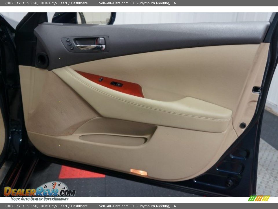 2007 Lexus ES 350 Blue Onyx Pearl / Cashmere Photo #18