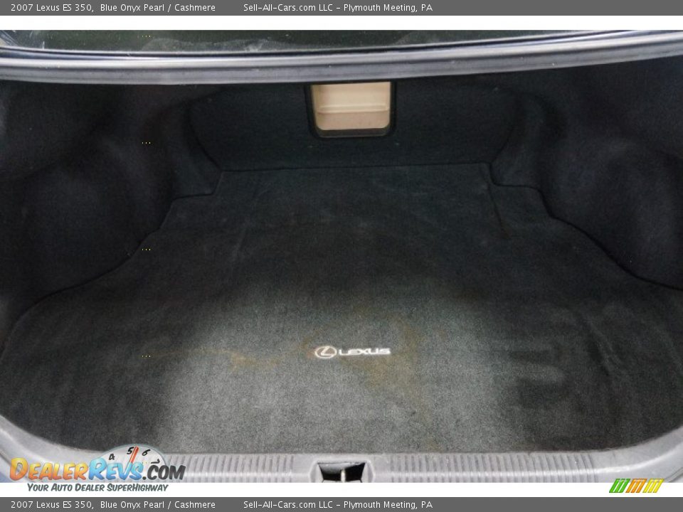 2007 Lexus ES 350 Blue Onyx Pearl / Cashmere Photo #19