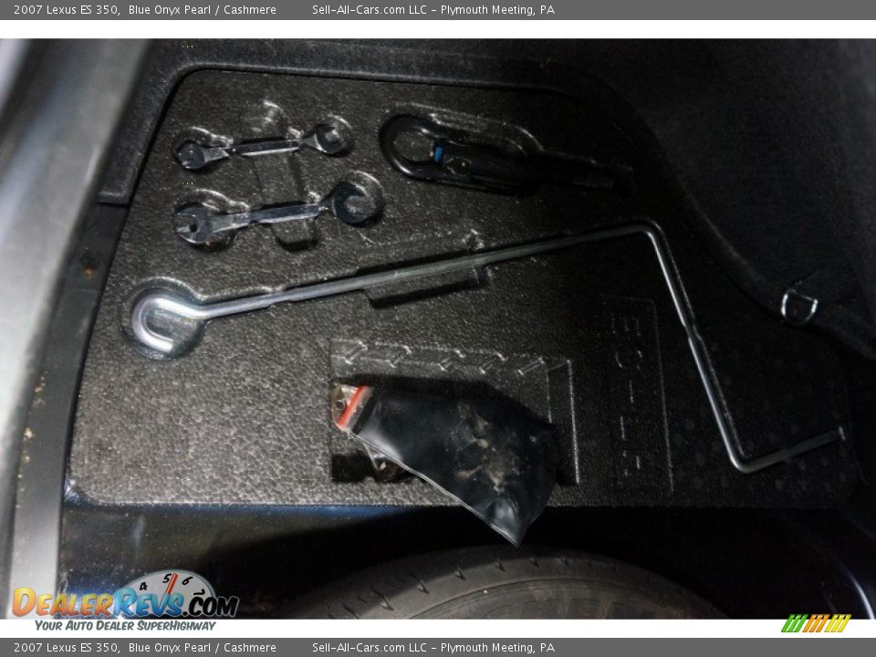 2007 Lexus ES 350 Blue Onyx Pearl / Cashmere Photo #21
