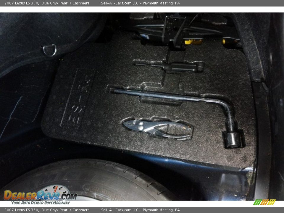 2007 Lexus ES 350 Blue Onyx Pearl / Cashmere Photo #22