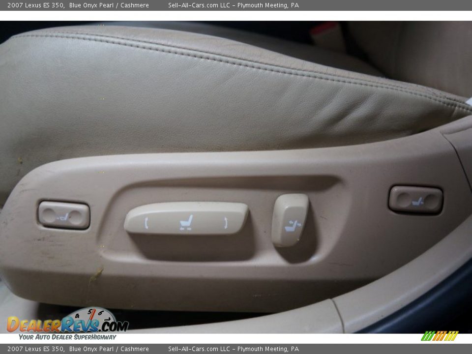 2007 Lexus ES 350 Blue Onyx Pearl / Cashmere Photo #23