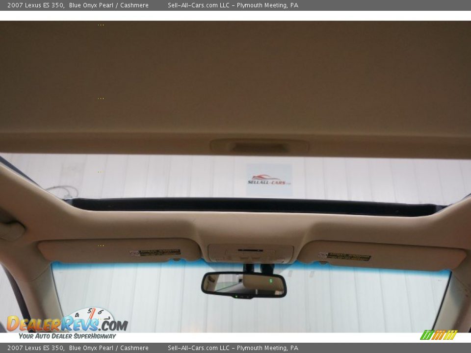 2007 Lexus ES 350 Blue Onyx Pearl / Cashmere Photo #24