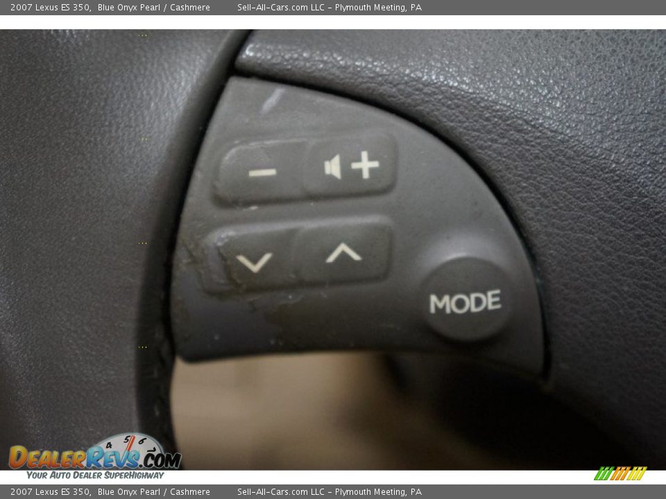 2007 Lexus ES 350 Blue Onyx Pearl / Cashmere Photo #27