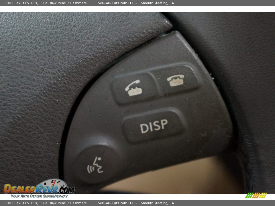 2007 Lexus ES 350 Blue Onyx Pearl / Cashmere Photo #28