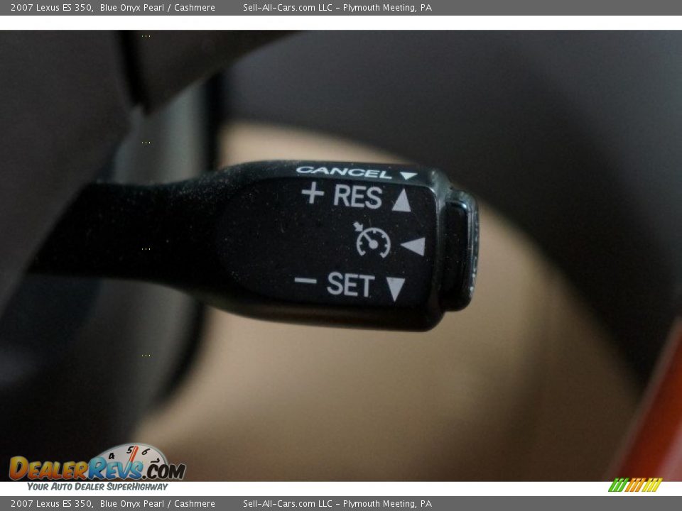 2007 Lexus ES 350 Blue Onyx Pearl / Cashmere Photo #29