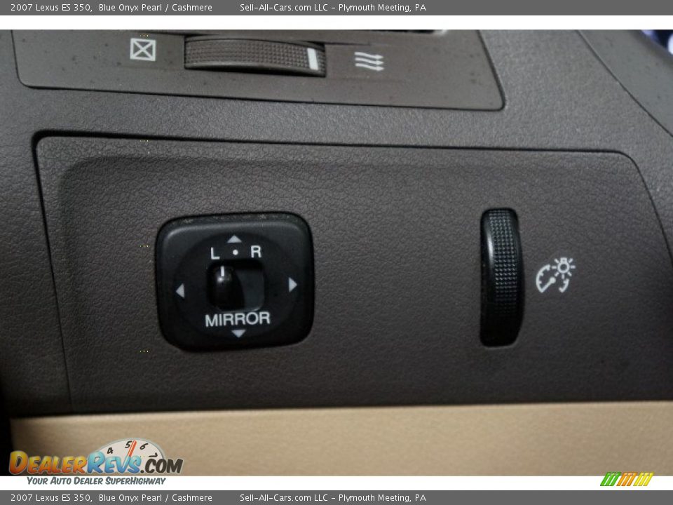 2007 Lexus ES 350 Blue Onyx Pearl / Cashmere Photo #30