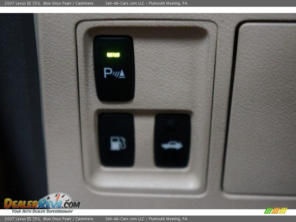 2007 Lexus ES 350 Blue Onyx Pearl / Cashmere Photo #31