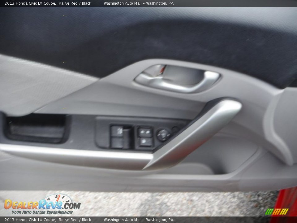2013 Honda Civic LX Coupe Rallye Red / Black Photo #11