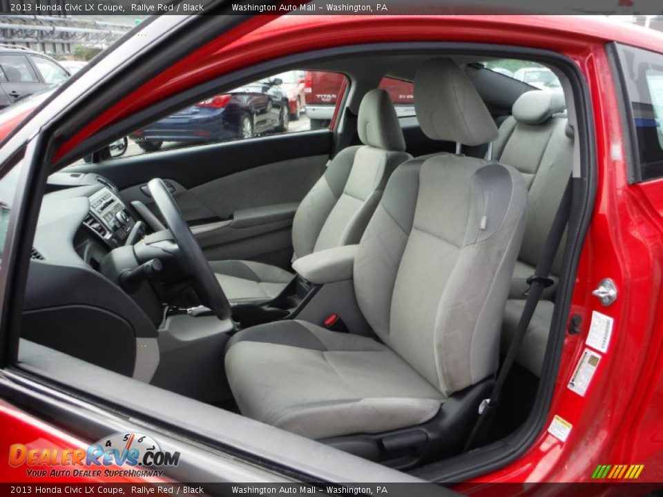 2013 Honda Civic LX Coupe Rallye Red / Black Photo #12