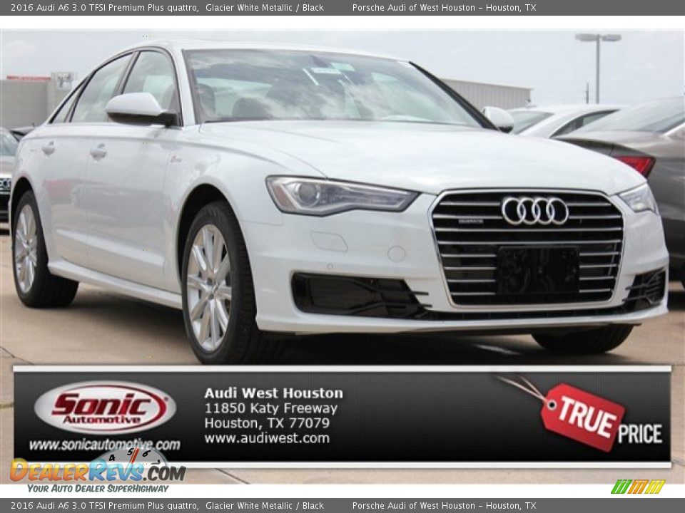 2016 Audi A6 3.0 TFSI Premium Plus quattro Glacier White Metallic / Black Photo #1