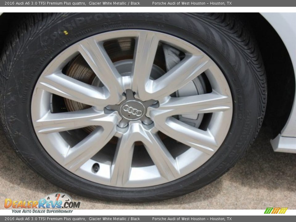 2016 Audi A6 3.0 TFSI Premium Plus quattro Glacier White Metallic / Black Photo #4
