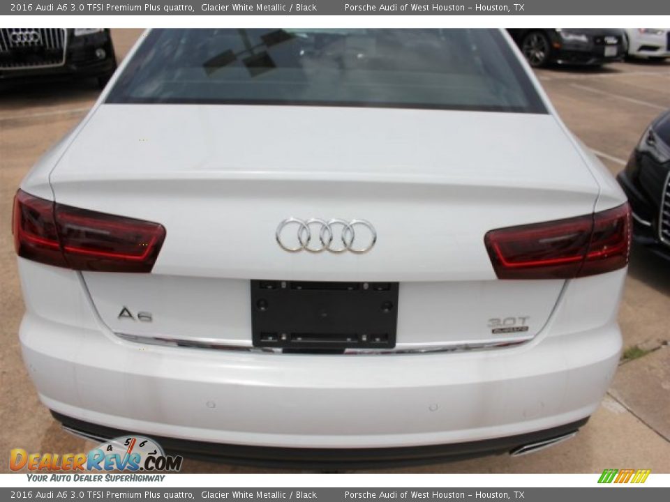 2016 Audi A6 3.0 TFSI Premium Plus quattro Glacier White Metallic / Black Photo #7