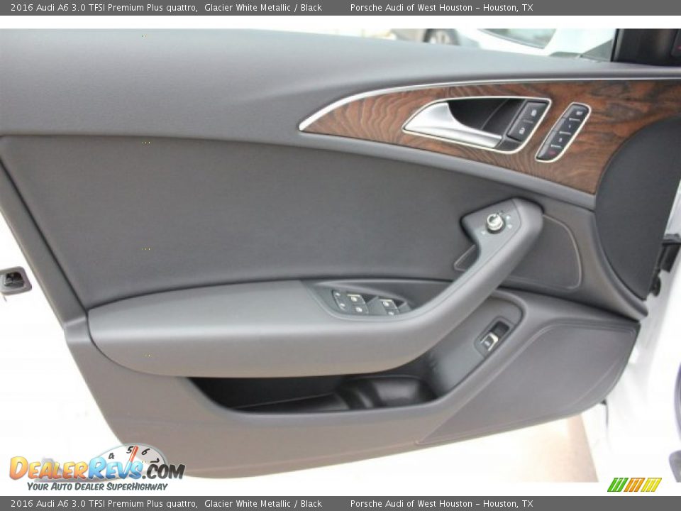 2016 Audi A6 3.0 TFSI Premium Plus quattro Glacier White Metallic / Black Photo #9
