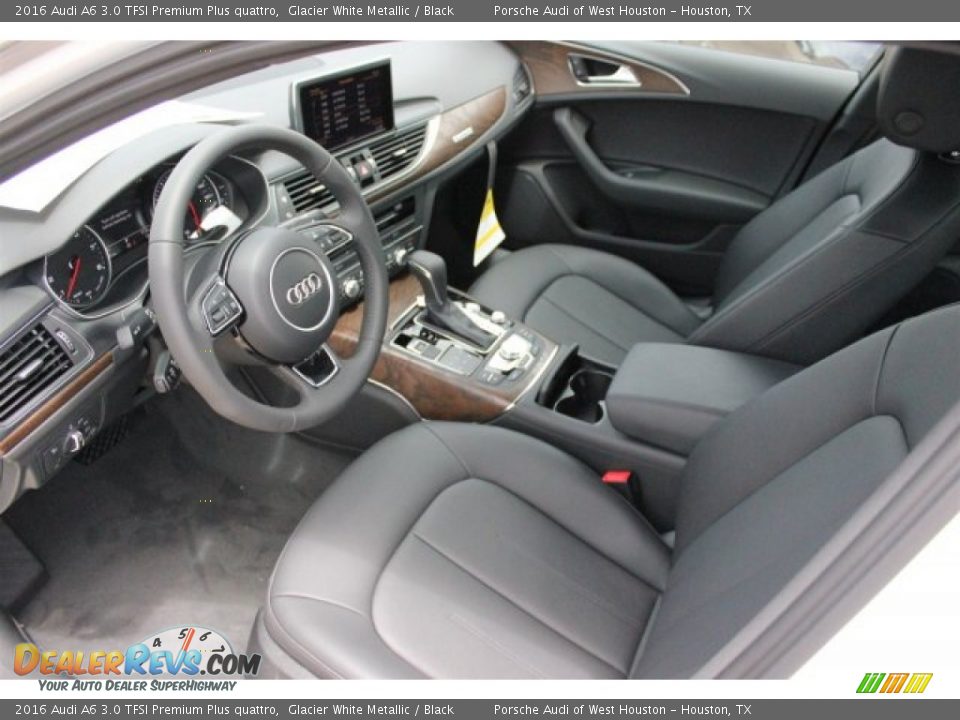 2016 Audi A6 3.0 TFSI Premium Plus quattro Glacier White Metallic / Black Photo #13