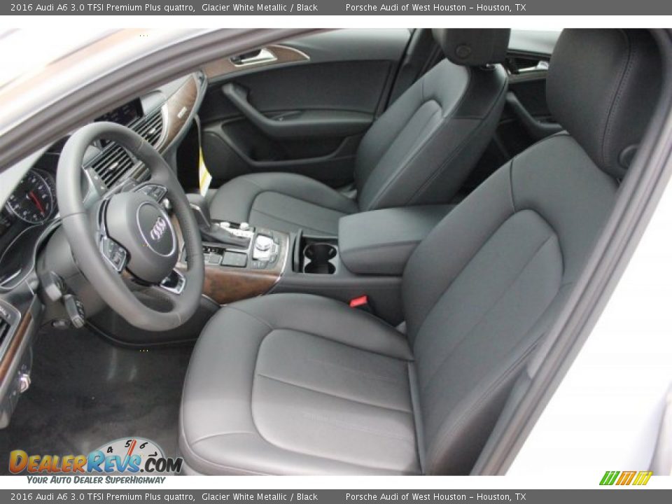 2016 Audi A6 3.0 TFSI Premium Plus quattro Glacier White Metallic / Black Photo #14