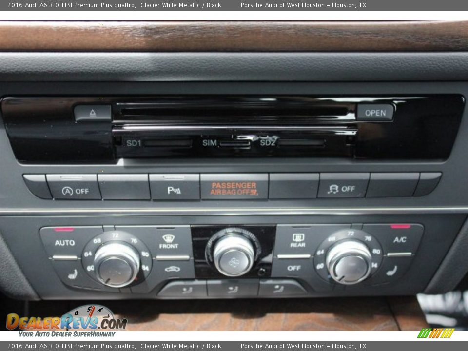 2016 Audi A6 3.0 TFSI Premium Plus quattro Glacier White Metallic / Black Photo #17