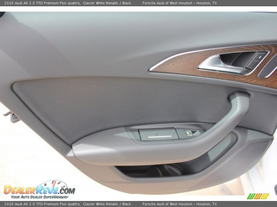 2016 Audi A6 3.0 TFSI Premium Plus quattro Glacier White Metallic / Black Photo #35
