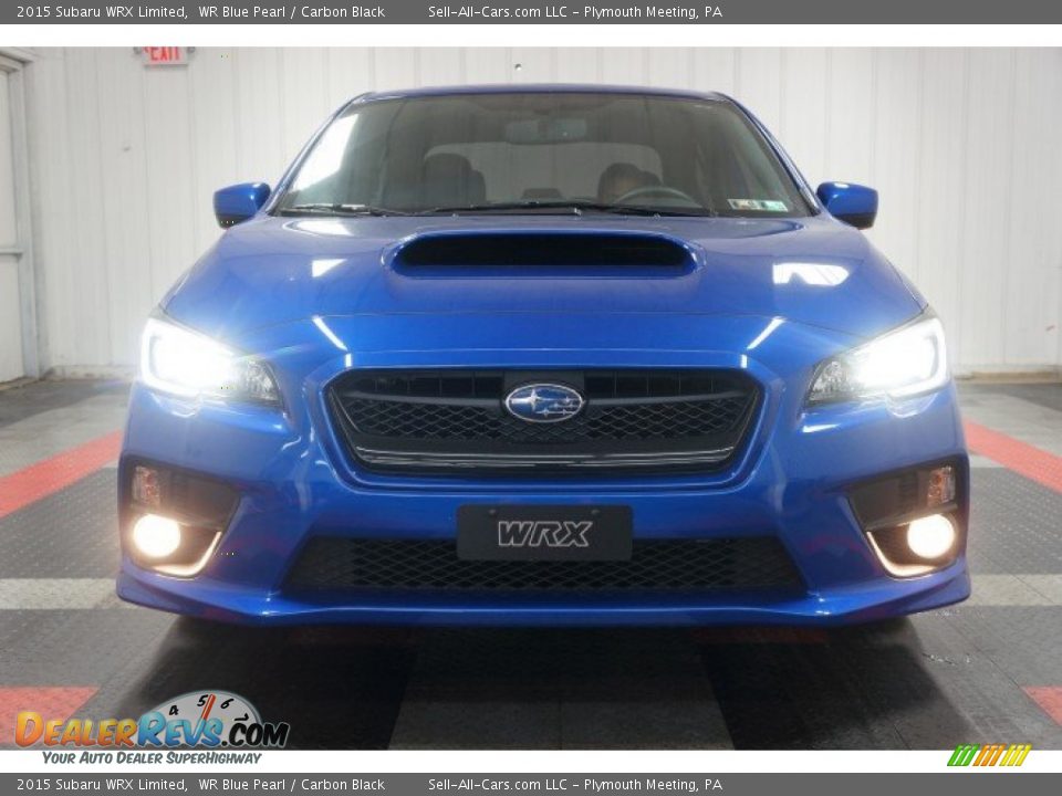 2015 Subaru WRX Limited WR Blue Pearl / Carbon Black Photo #4