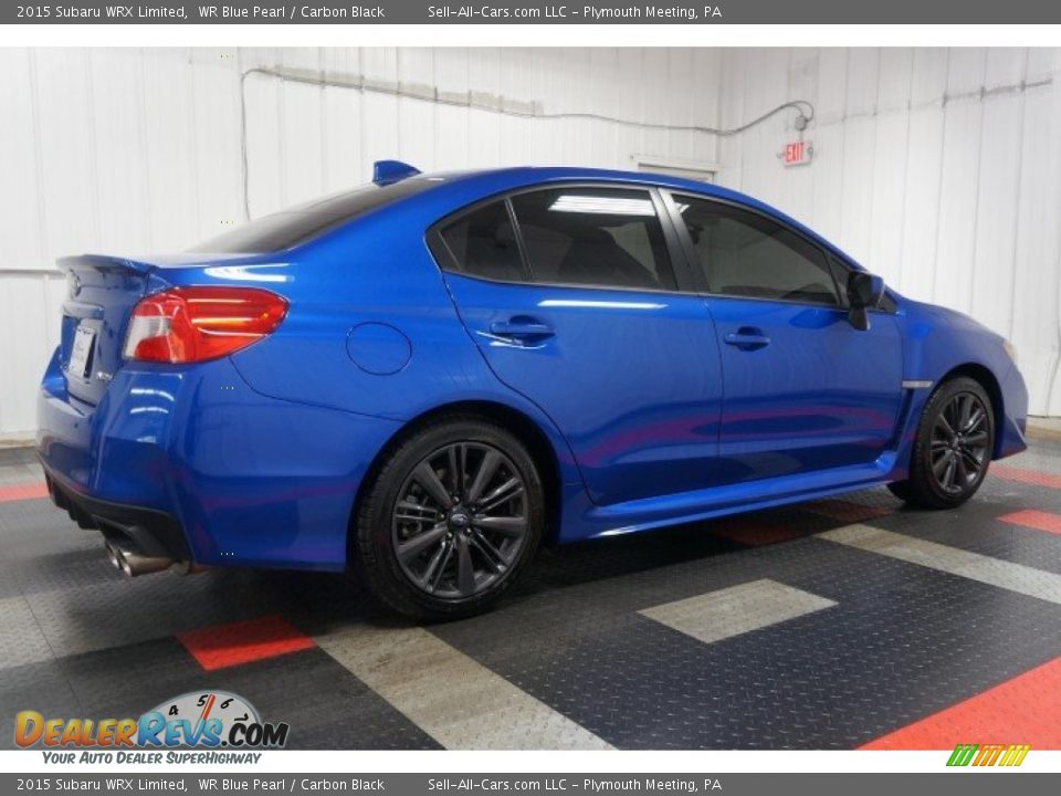 2015 Subaru WRX Limited WR Blue Pearl / Carbon Black Photo #7