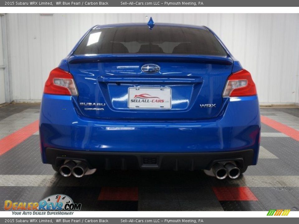 2015 Subaru WRX Limited WR Blue Pearl / Carbon Black Photo #9