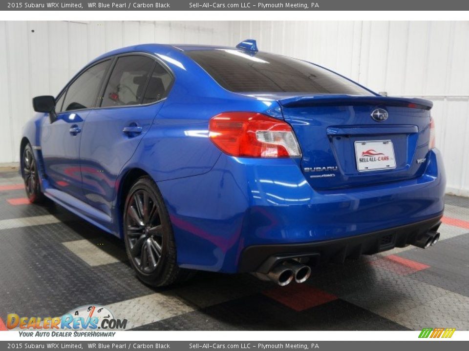 2015 Subaru WRX Limited WR Blue Pearl / Carbon Black Photo #10