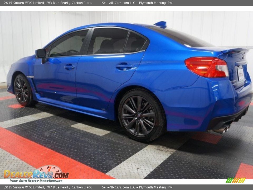 2015 Subaru WRX Limited WR Blue Pearl / Carbon Black Photo #11