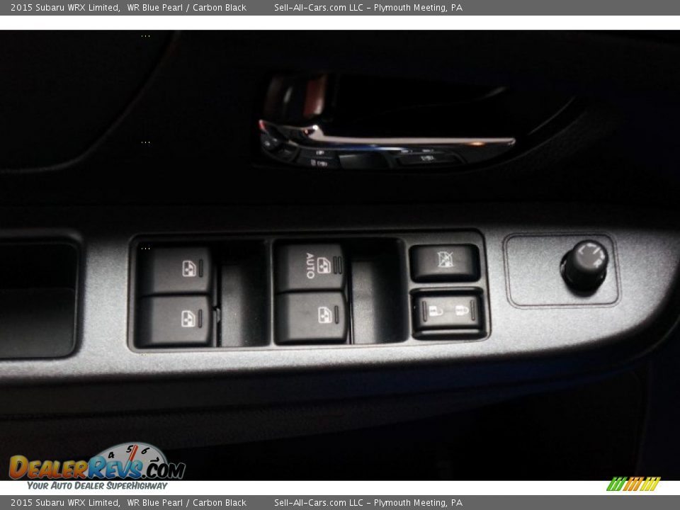 2015 Subaru WRX Limited WR Blue Pearl / Carbon Black Photo #13