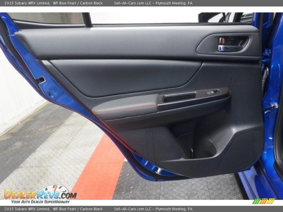2015 Subaru WRX Limited WR Blue Pearl / Carbon Black Photo #15