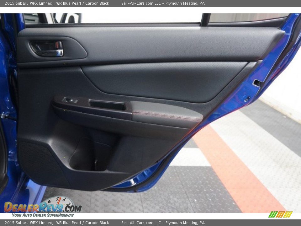 2015 Subaru WRX Limited WR Blue Pearl / Carbon Black Photo #16