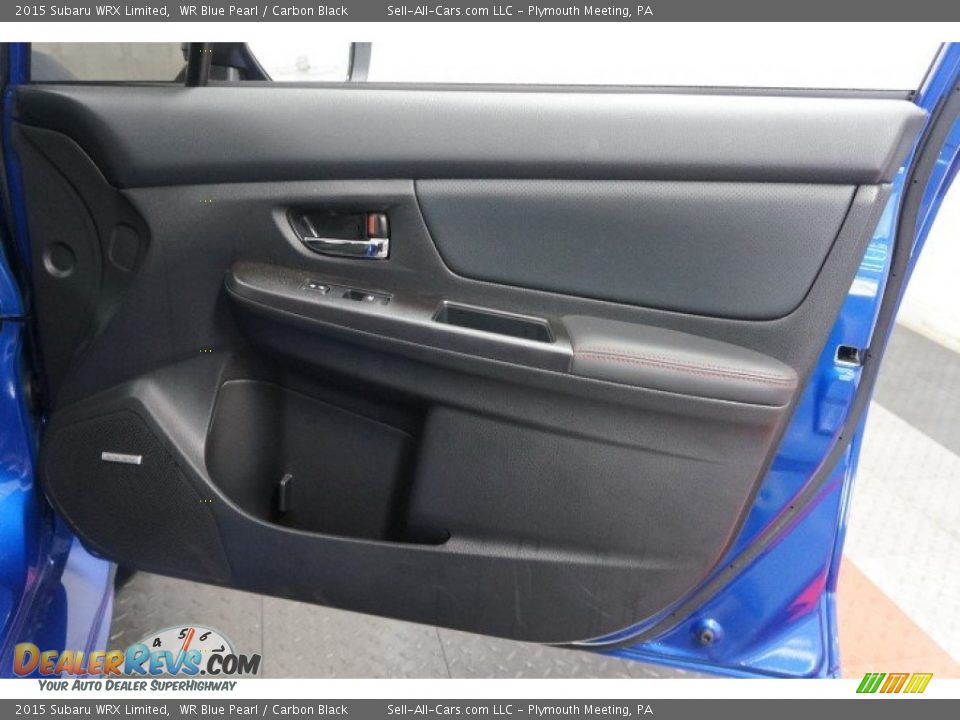 2015 Subaru WRX Limited WR Blue Pearl / Carbon Black Photo #17