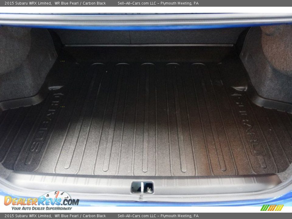 2015 Subaru WRX Limited WR Blue Pearl / Carbon Black Photo #18