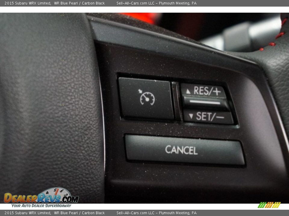 2015 Subaru WRX Limited WR Blue Pearl / Carbon Black Photo #24