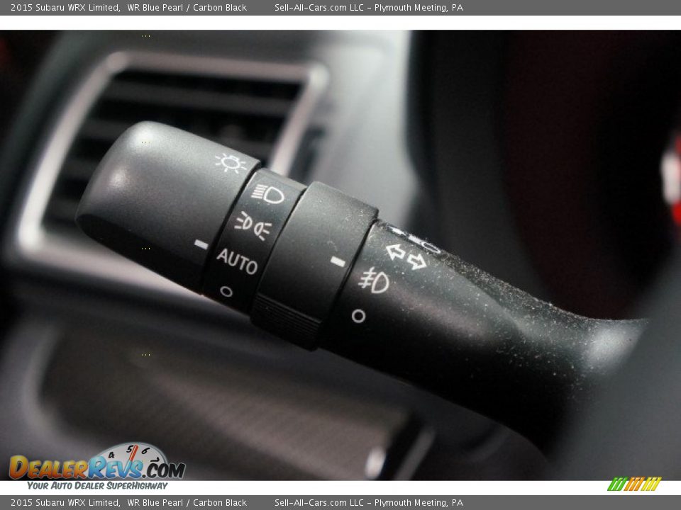 2015 Subaru WRX Limited WR Blue Pearl / Carbon Black Photo #25