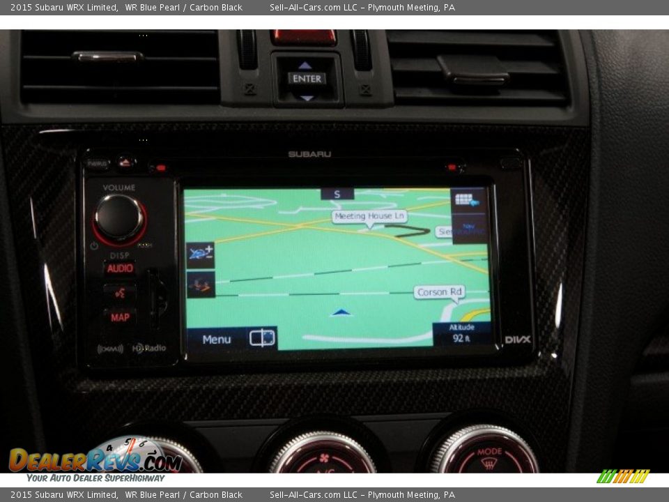 2015 Subaru WRX Limited WR Blue Pearl / Carbon Black Photo #31