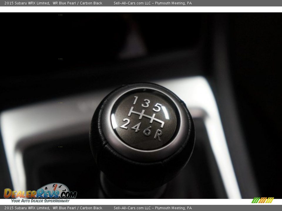 2015 Subaru WRX Limited WR Blue Pearl / Carbon Black Photo #34